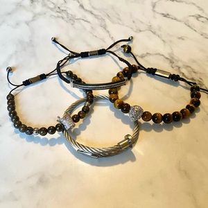 ✨ NEW! Set of 4 Bracelets - Adjustable One Size